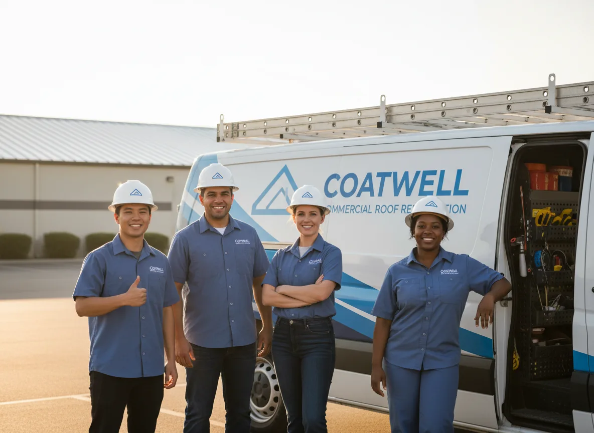Commercial roof coating company in Fairview, OR